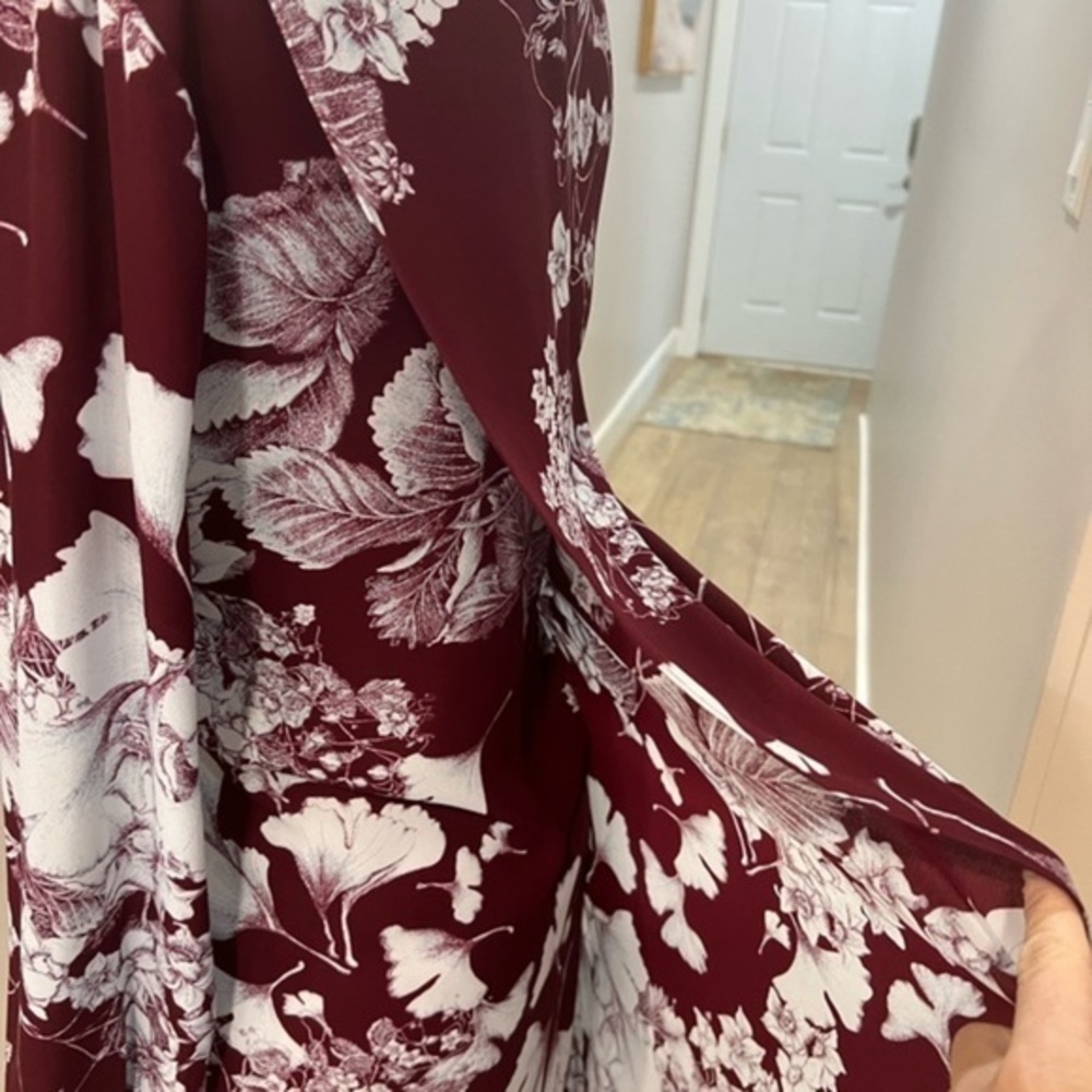 Bcbgmaxazria Ashton Split Front Side Georgette Bo… - image 6